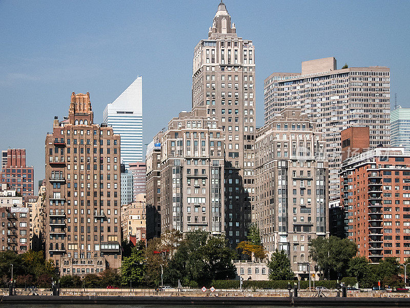 Turtle Bay, Midtown Manhattan, from the East Hudson